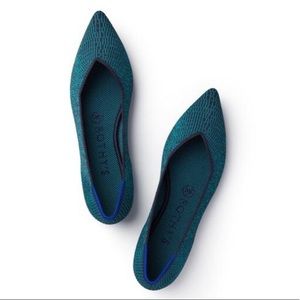 Rothy’s Spruce Python Point